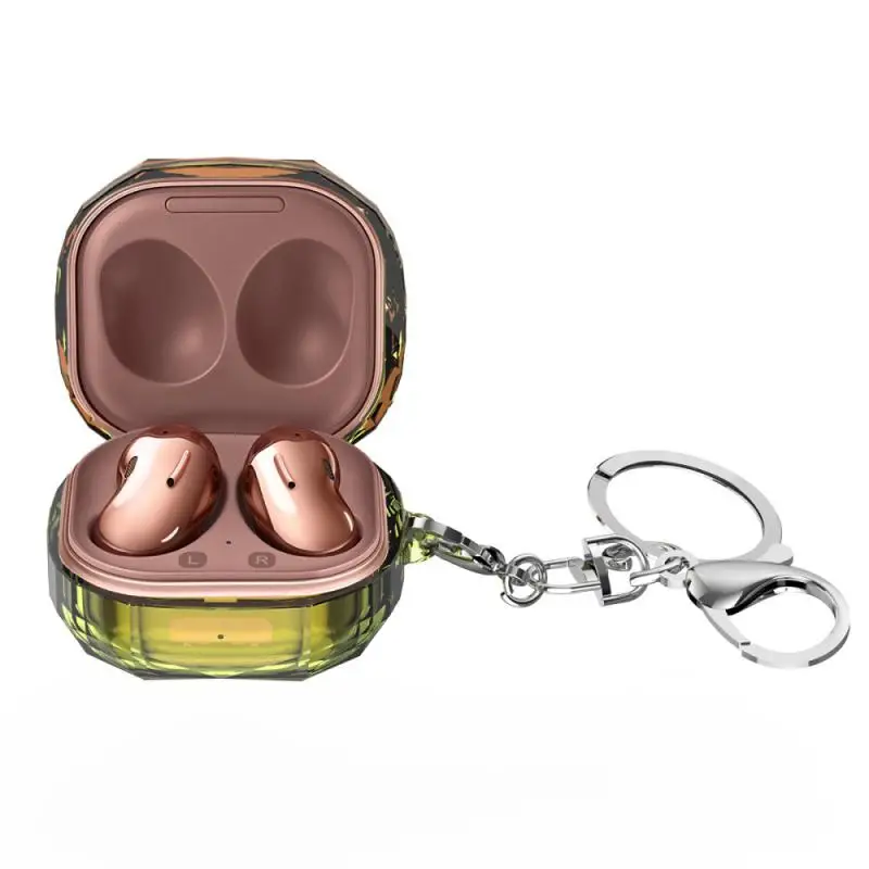 

Earphone Protective Cover 3D Case for Samsung Galaxy Buds Live Wireless Protective Sleeve Box with Keychain Accessorie