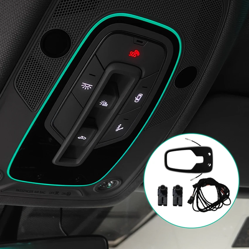 

30-цветная лампа для чтения для Audi A4L A6L A6 S6 7L A7 S7 Q5L SQ5 Q7 SQ7 Автомобильная декоративная лампа для чтения на крыше