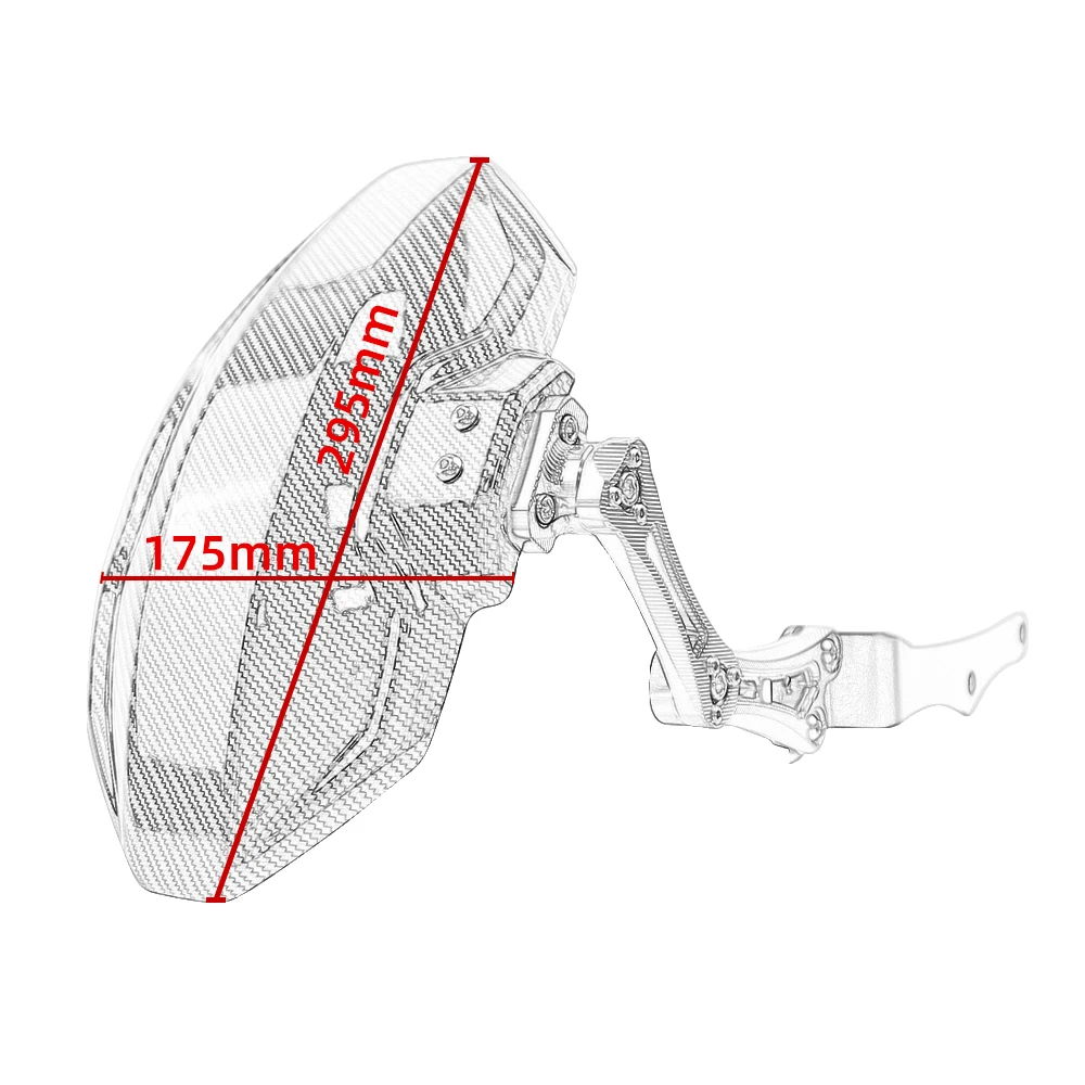 Для YAMAHA XMAX300 2017 2018 2019 2020 2021 2022 2023 аксессуары для мотоциклов заднее крыло брызговик