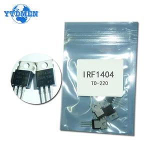10PCS IRF1404 IRF1404PBF TO-220 Channel Field-effect Transistor 40V 202A 333W Mosfet Transistors Kit
