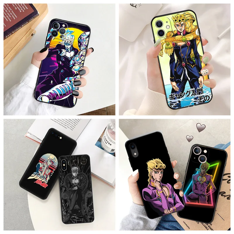 Мягкий чехол для Apple iphone 14 Plus XS 13 Pro Max 12 Mini 11 SE XR X 7 8 6 6S 14Pro JOJO Day Джованна