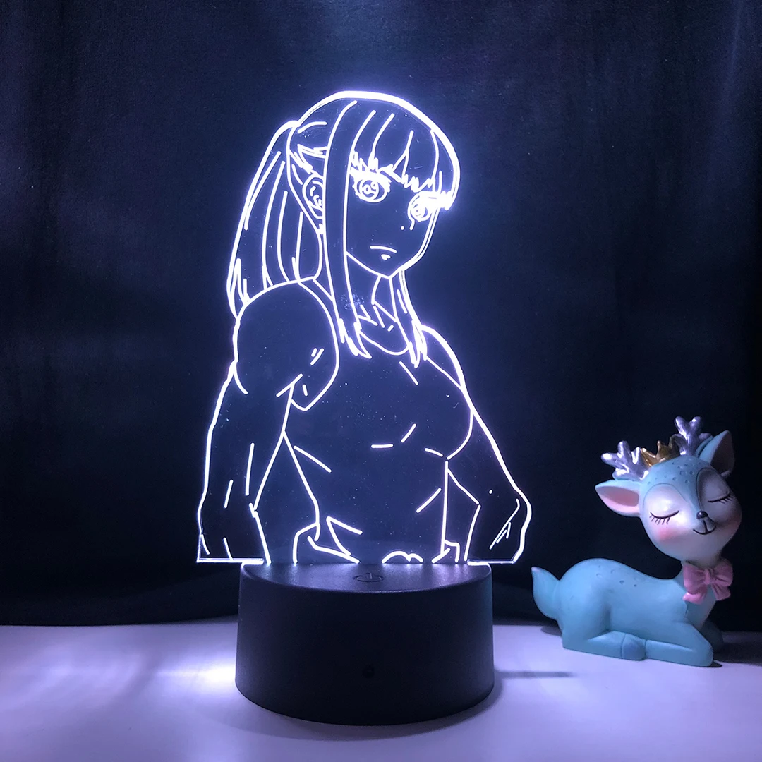 

Acrylic Anime Fire Force Led Night Light Lamp for Bedroom Deco Light Manga Birthday Gift Fire Force Anime 3d Light Maki Oze