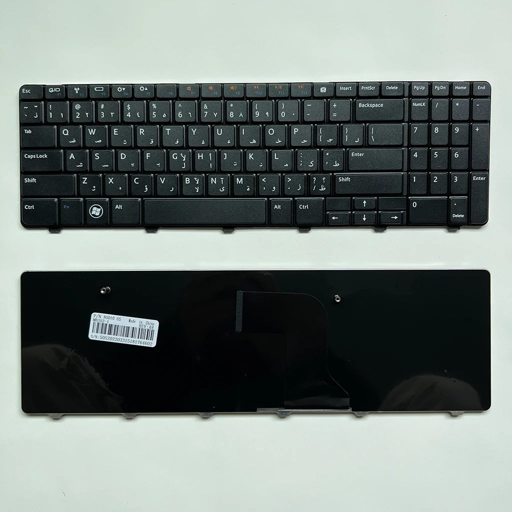 

N5010 Arabic Keyboard For Dell Inspiron 15R 5010 M5010 M501R N5010 Series Laptop Black 09GT99 NSK-DRASW 96DJT 096DJT