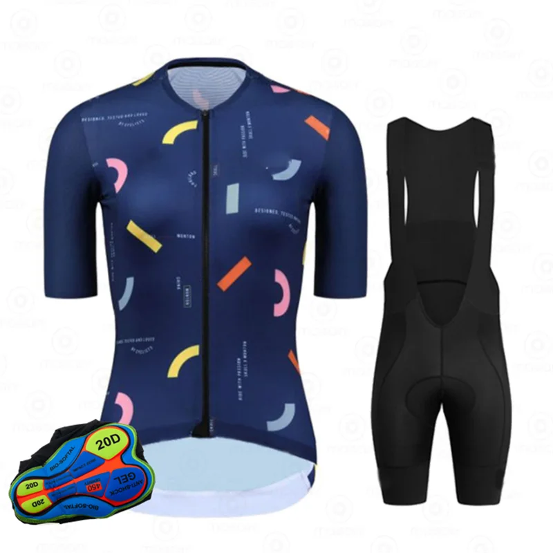 

Женский профессиональный костюм с коротким рукавом для езды на велосипеде, тренировочная рубашка, одежда для езды на велосипеде, костюм для...