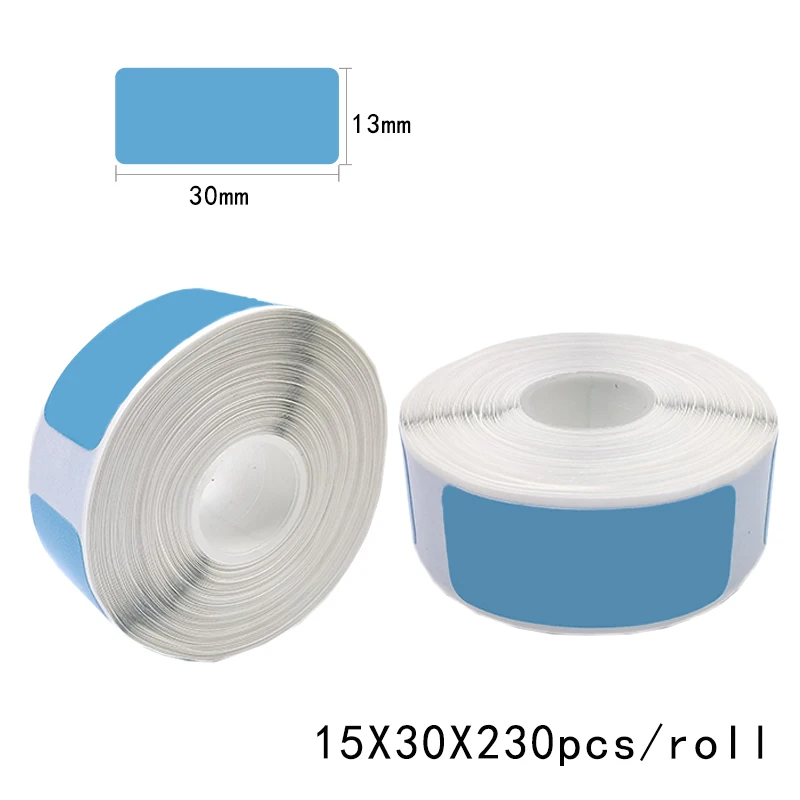 5PK P15 этикеточная бумага P11 клейкая лента 15*30 синяя этикеточная лента подходит для присада P15 Marklife D30 P12 этикеточная лента D30S термоэтикетка (art.: 3920c2a8bcb74) - 3920c2a8bcb74