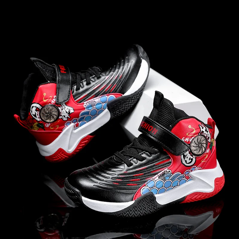 High Quality Mesh Sneakers Comfortable Breathable Non-slip Children Sport Shoe Casual Jogging Shoes 2022 Girls Basketball Shoes