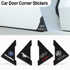 Силиконовая накладка на углы двери автомобиля, наклейки против столкновений и царапин для Hyundai Solaris Cretaaccent Ix35 I40 Getz Elantra, аксессуары