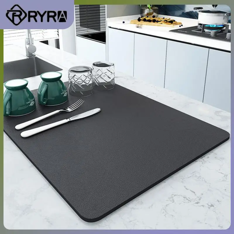 

Soft And Comfortable Super Absorbent Coffee Dish Technology Cloth Non-slip Mat Advanced Feeling Super Absorbent Desktop Mat