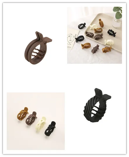 

Frosted Temperament High Ponytail Clip Headwear Women Go Out All-match Back Head Grab Clip Hairpin Shark Clip Ponytail Hairpin