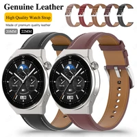 genuine leather watch strap for huawei watch gt3 gt 3 gt2 2 2e pro 42mm 43mm 46mm bracelet band replacement cowhide strap correa