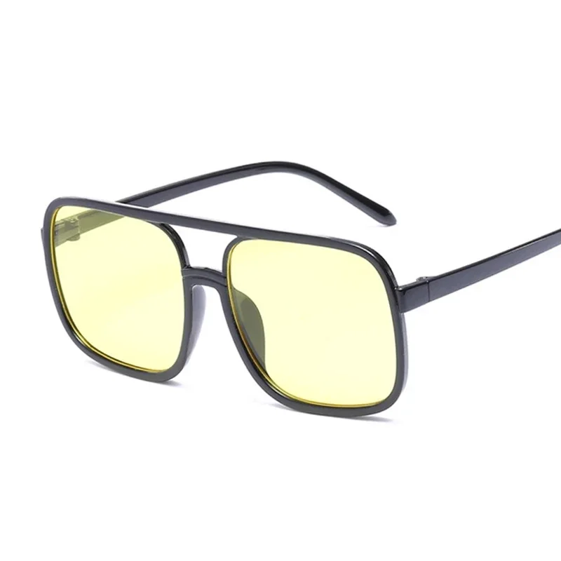 Трендовые солнцезащитные очки высокого качества в стиле хип-хоп с черной