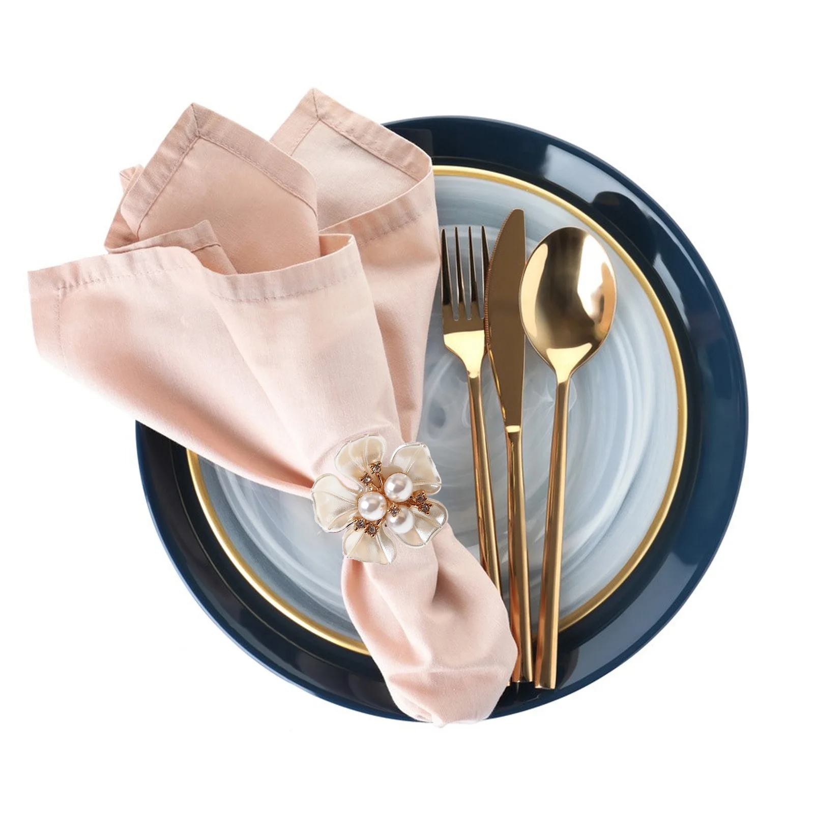 Элегантный держатель с жемчугом кольца золотые крестины простая пряжка для