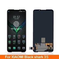 original 11 amoled 6 67 for xiaomi black shark 3s lcd display screen digitizer assembly replacement with fingerprint