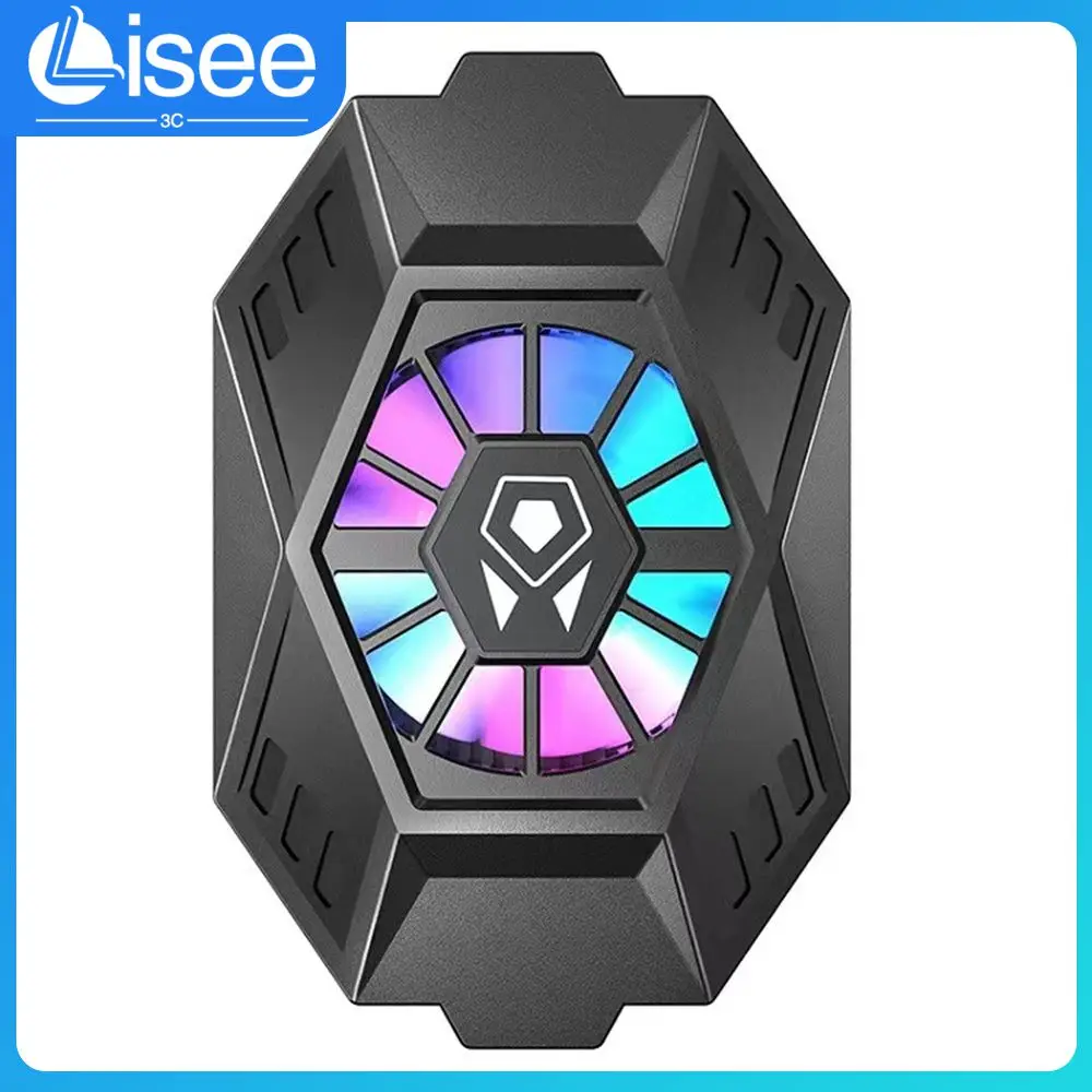 

Small And Mini Mobile Accessories Turbine Silent Air Duct Not Blocking Hands Cooling Fan Radiator Cool Feel Game Heat Sink