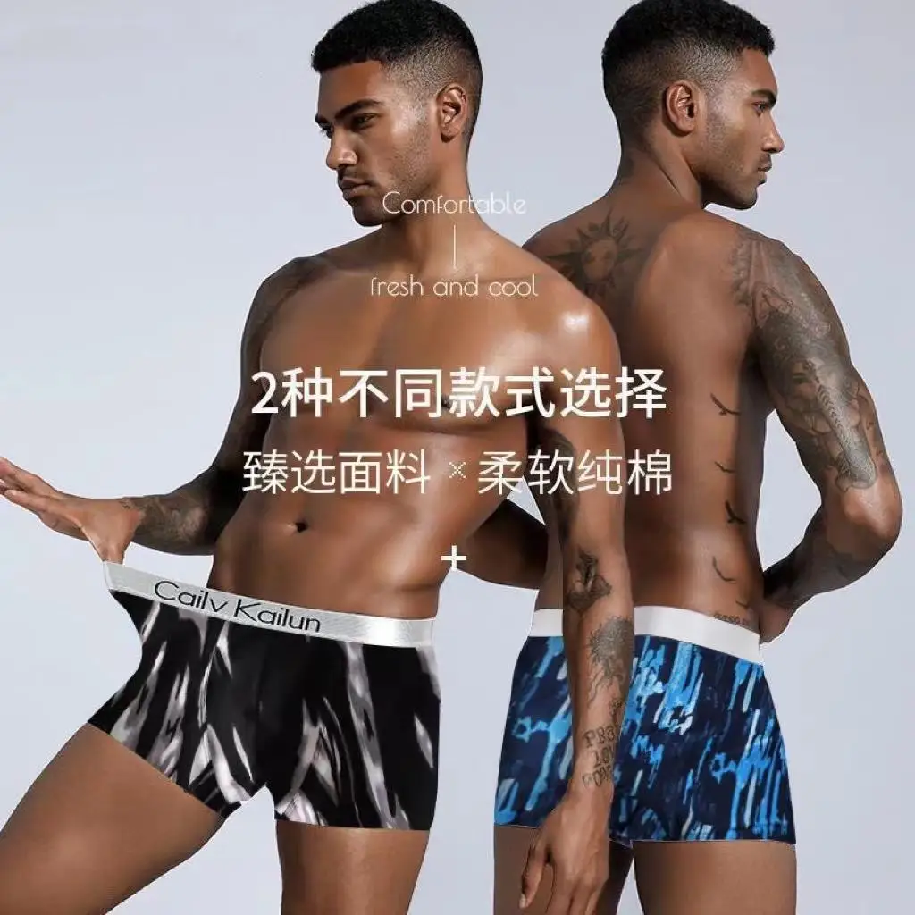 Men's Underwear Cotton Breathable Daily Comfortable And Hygienic Boxer Briefs Boys Panties