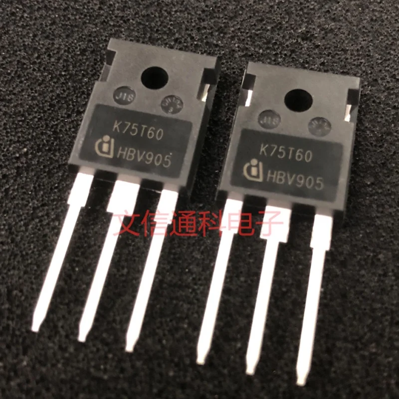 5 шт./партия оригинальный IKW75N60T IGBT транзистор полевой остановки 600 в 80 А 428 Вт с внешним отверстием для маркировки транзисторов K75T60