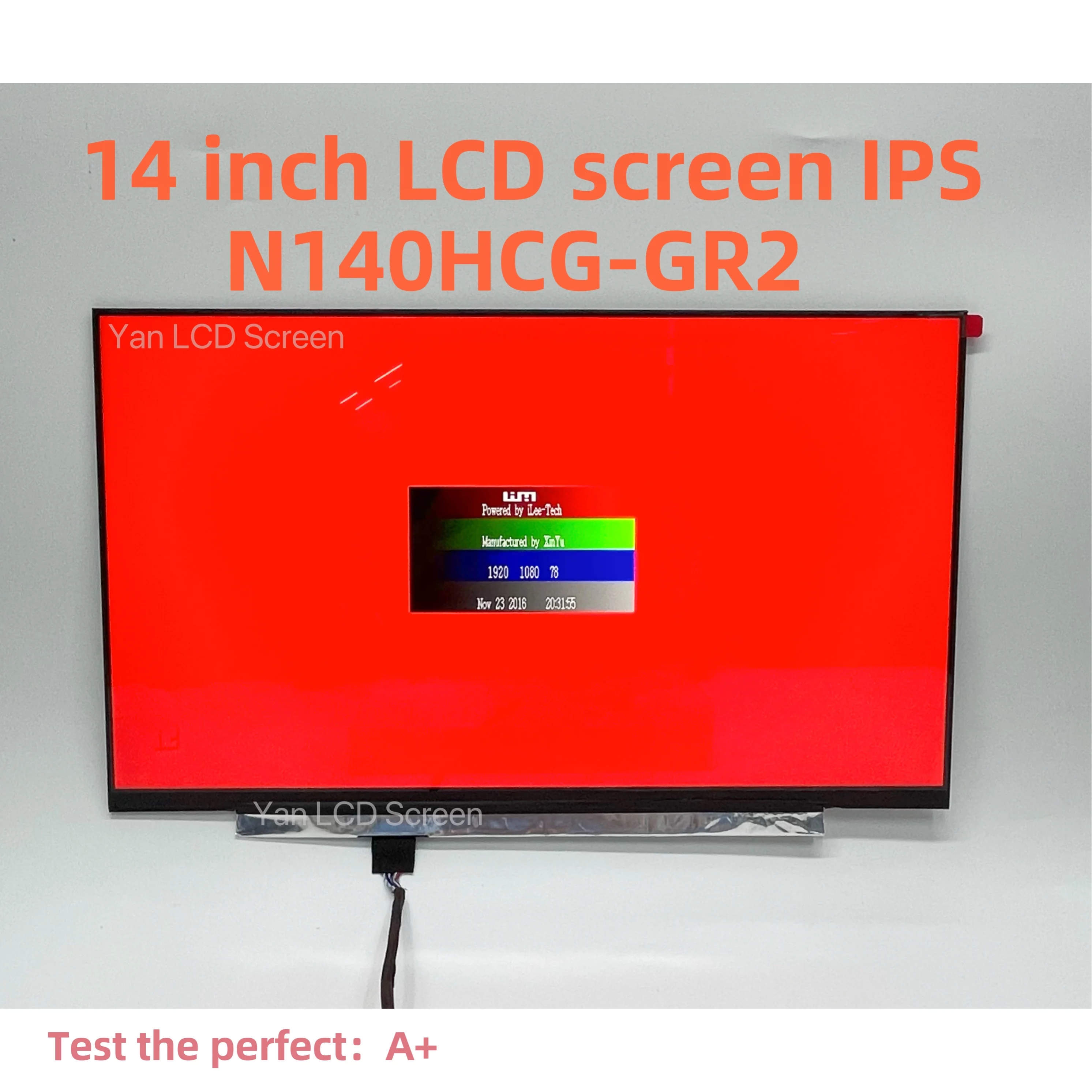 14.0 inch FHD 1920X1080 72% NTSC EDP 30pins Matte N140HCG-GR2 Glossy LED Screen LCD Display IPS Matirx FRU: 01YN158 - купить по