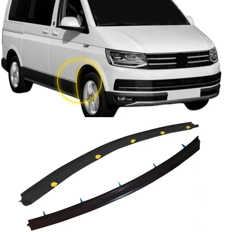 Фото Уплотнительная лента для передних колесных арок RV для VW Transporter T5 / T6 2003+ (левая и правая), комплект уплотнителей для защиты от непогоды. №2
