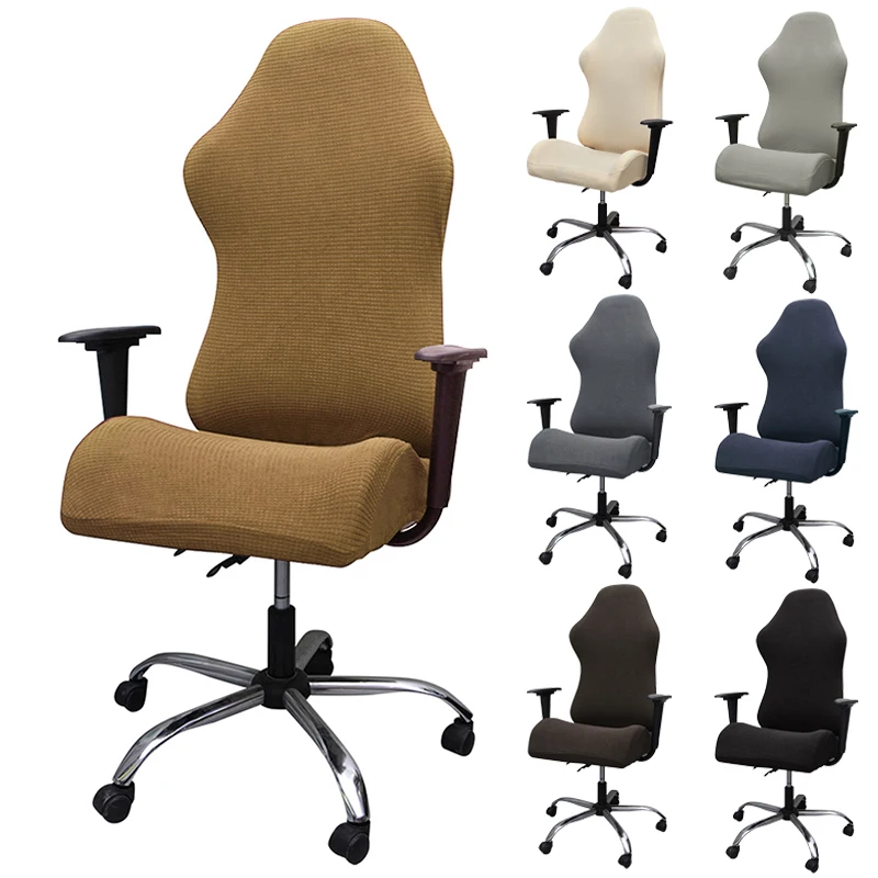 

Racing Gaming Chair Covers with Armrest Computer Swivel Seat Slipcover Armchair Protector for Office Dustproof Cadeira Gamer