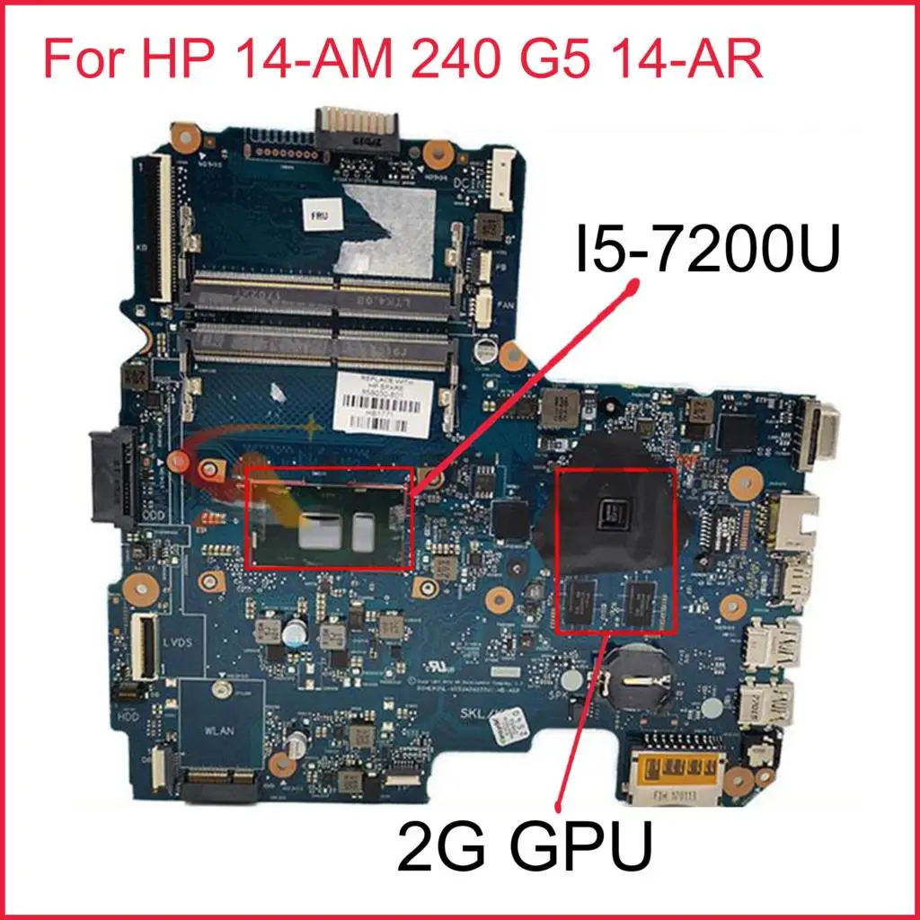 Новинка 902591-601 902591-001 6050A2822501-MB-A02 материнская плата для ноутбука HP 14-AM 240 G5 14-AR