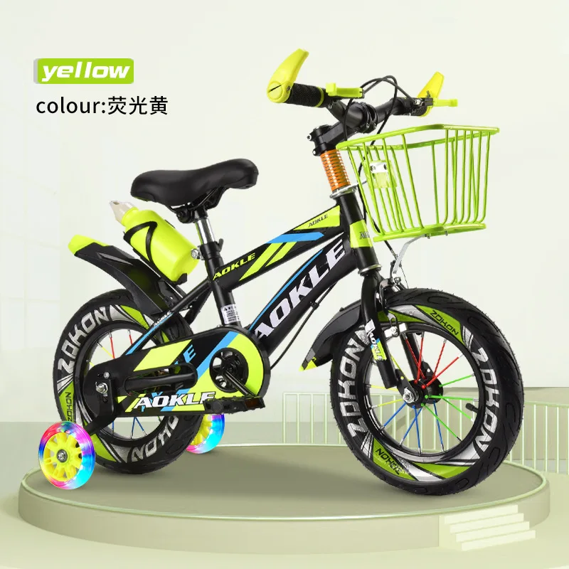 Детский велосипед, внешний велосипед со вспышкой, детский велосипед с корзиной, детский велосипед большого размера