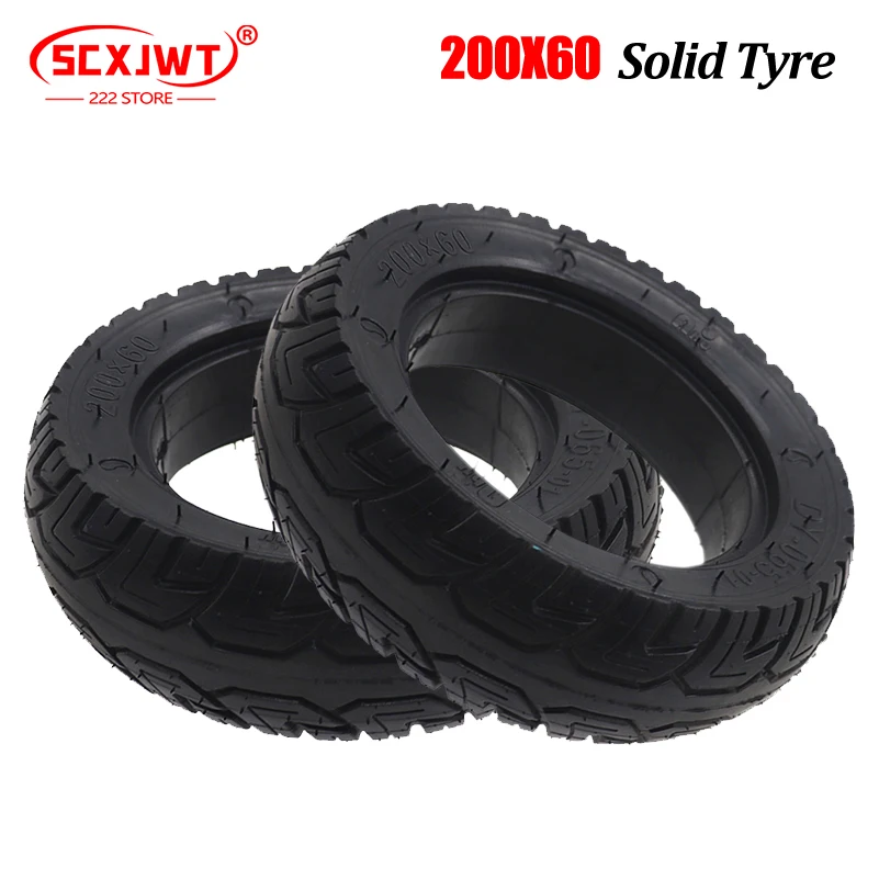 

Запасные части для заднего колеса электрического скутера KUGOO X1 200x60, однотонная шина для электрического скутера, однотонная шина, Взрывозащищенная шина 8 дюймов