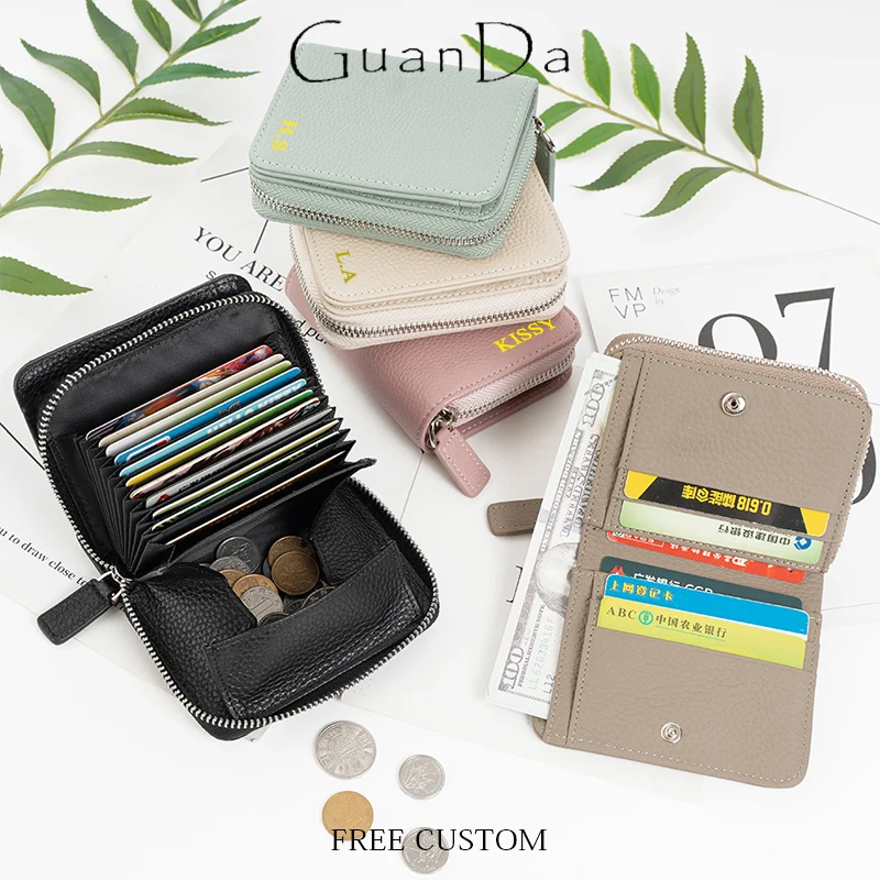 Модный роскошный держатель для карт на заказ универсальный кошелек из