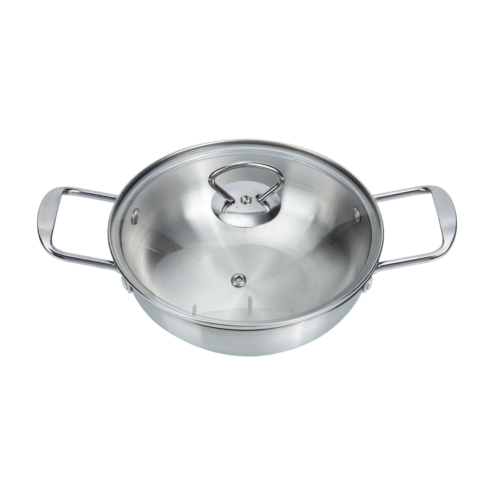 

Outdoor Ramen Soup Pot Frying Pan Stainless Steel Stovetop Griddle Noodle Cooking
