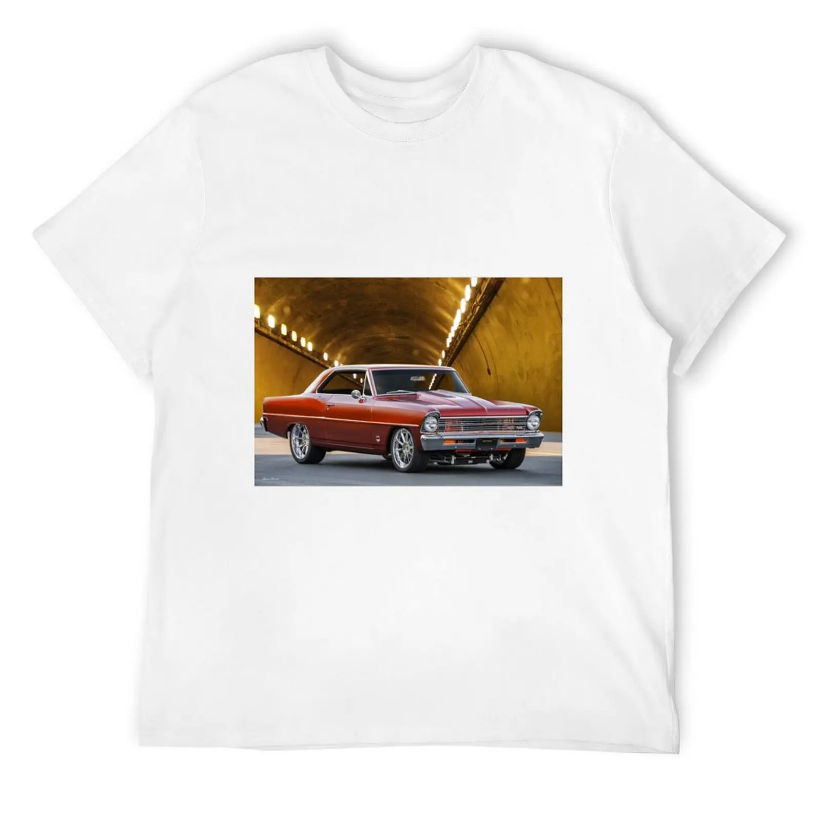 Футболка Chevrolet Nova II 1966 года роскошная одежда блузка labubu футболка большого размера