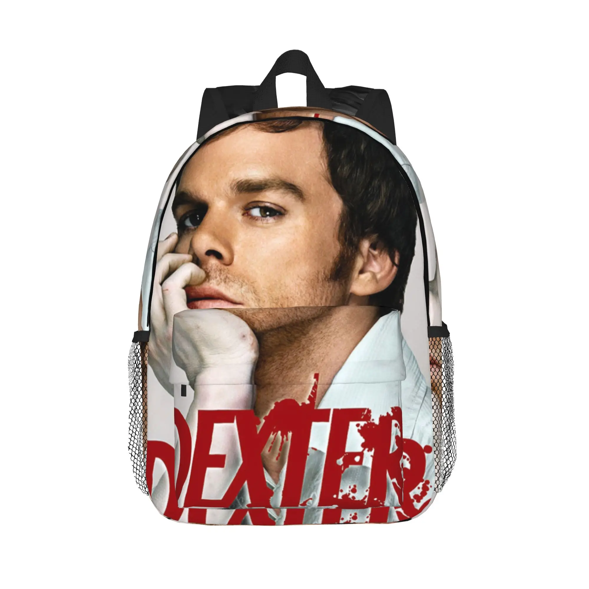 Фото Рюкзак Dexter Morgan Movies, горячая распродажа, вместительный рюкзак для мальчиков и девочек, сумка через плечо для мужчин и женщин, школьная сумка №1