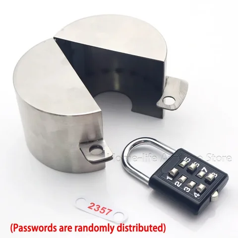 Открытый замок для крана, противоугонный шланг, железный вращающийся замок для ворот, промышленный бак, газовая бутылка, шаровой клапан, безопасный с навесным замком