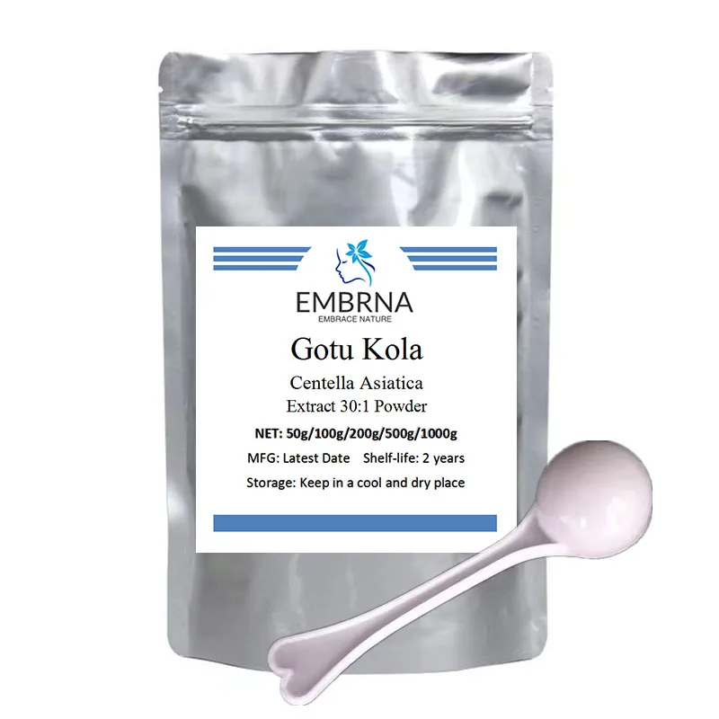 

EMBRNA Gotu Kola Centella Asiatica Extract 30:1 Powder,Skin Reconstruction,Anti-aging,Whitening,Repair Scar,Free Shipping