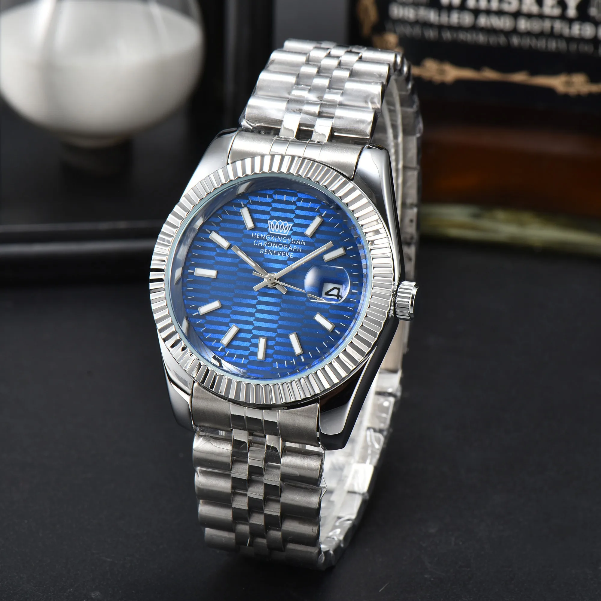 

RKX10 Brand Watches quartz womens Fashion Classic Multifunction Sports WristWatch Business Automatic Date Chronograph AAA Clocks