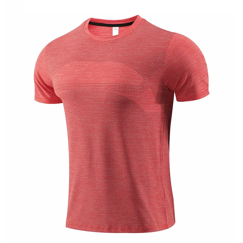 Quick Dry Men Fitness T-shirt Gym Sport Male Jogging Sweatshirt Homme Athletic Shirt Workout Fitness Clothing Short Sleeve Tops
