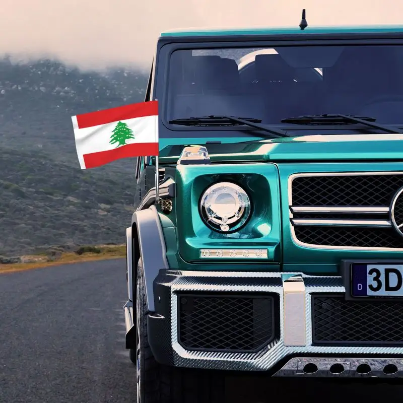 12x18 дюймов Ливан флаг 30x45 см автомобильные флаги