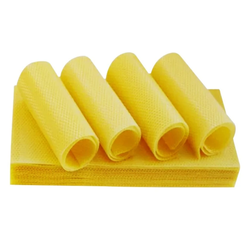 10pcs Beehoney Sheets Wax Foundation Beekeeping Equipment Beehoney Comb Frame Beeswax Sheets for Candle Making 13x9cm