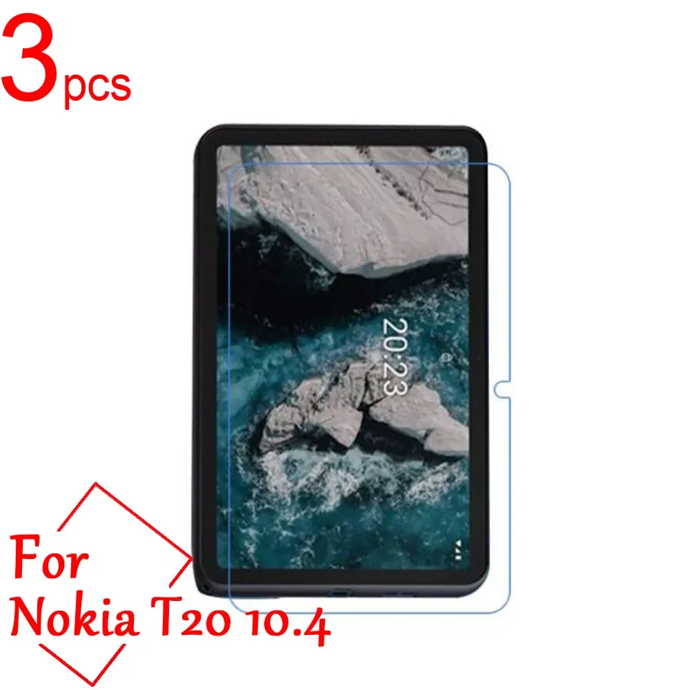 

3pcs Ultra Clear/Matte/Nano anti-Explosion Soft LCD Screen Protector Cover For Nokia T20 Wifi 4G 10.4" tablet Protective Fi