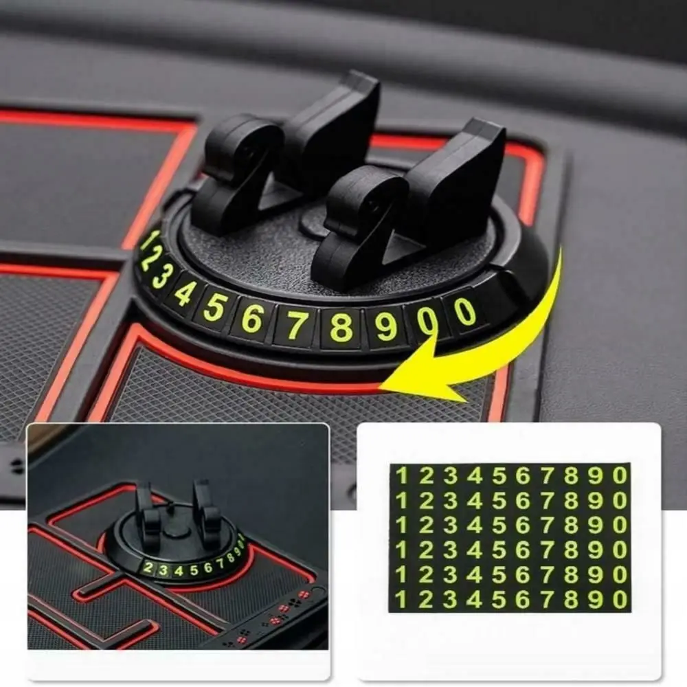 Многофункциональный моющийся держатель для телефона с номерной табличкой