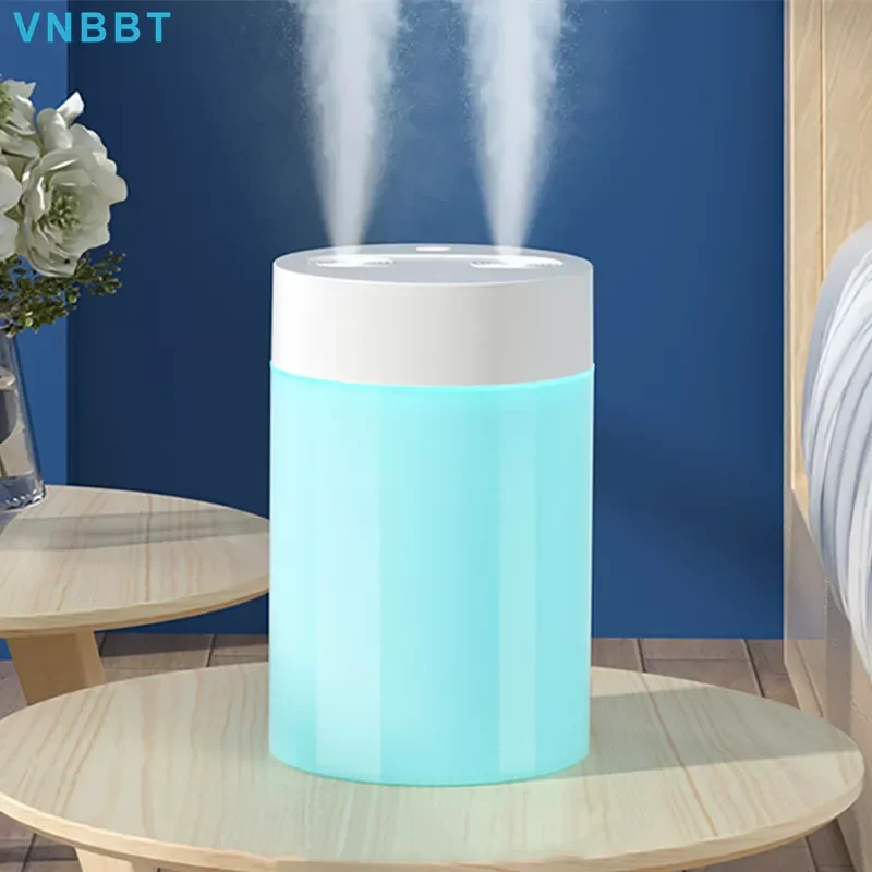 

1600ML Ultrasonic Air Humidifier Double Sprayers for Home Office Baby Room Big Mist Volume Fog Mist Maker Essential Oil Diffuser