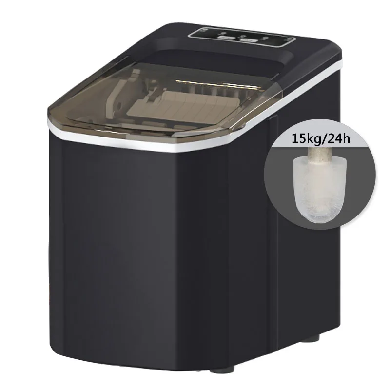 

Электрическая льдогенератор 15 кг/24 ч, бытовая портативная Автоматическая цилиндрическая машина для производства кубиков льда для бара, кофе, молока, чая