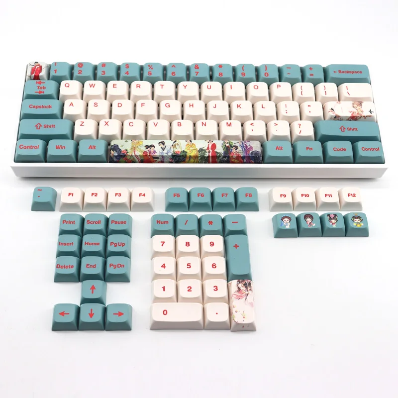 

Keycaps XDA Profile China Element Keycap Dye Sublimation Antiquity 108 Key Cap for Mechanical Keyboard