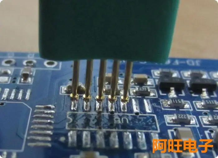 

1.27-5p burning test probe writing program spring needle 1.27mm 50mil 32 STC