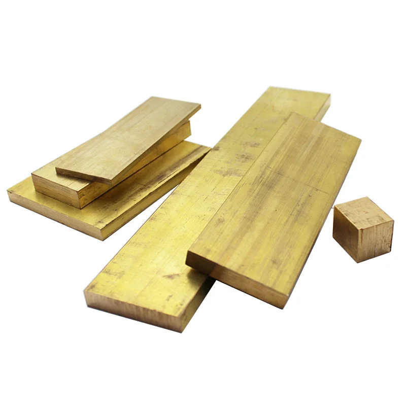 Плоский стержень из латуни толщиной 2 мм