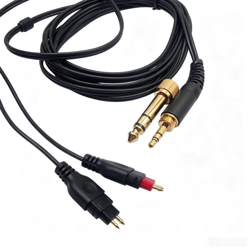 Фото Аудиокабель BAAE Dual Color HD600 для наушников Sennheiser HD650/HD660S/HD600/HD6XX/HD580 №3