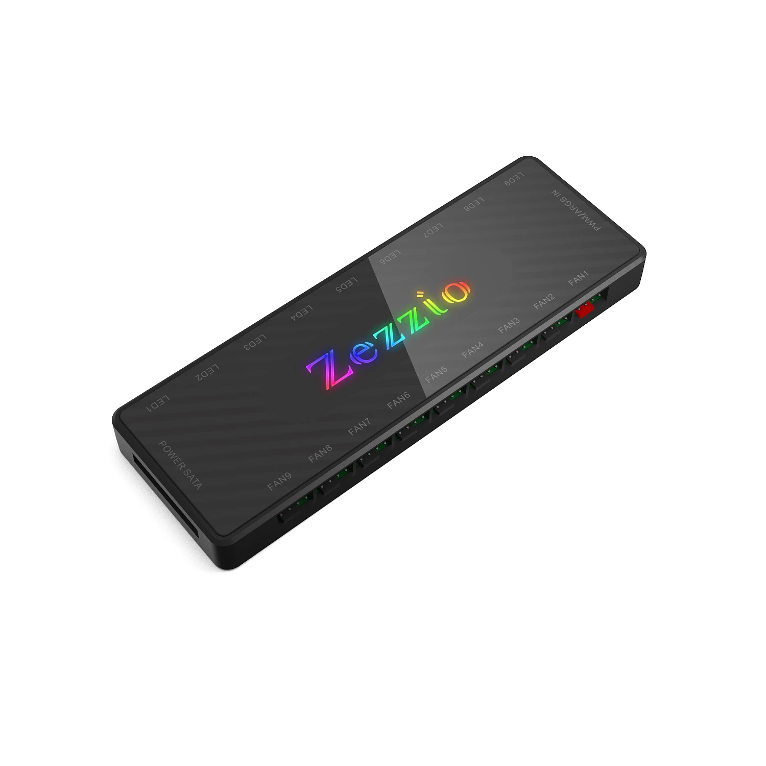 Фото Кабель-концентратор Zezzio ARGB/PWM 9 интерфейсов 12 В SATA Power PWM, концентратор с 9 портами, док-станция для вентилятора, аксессуар для охлаждения контроллера №3