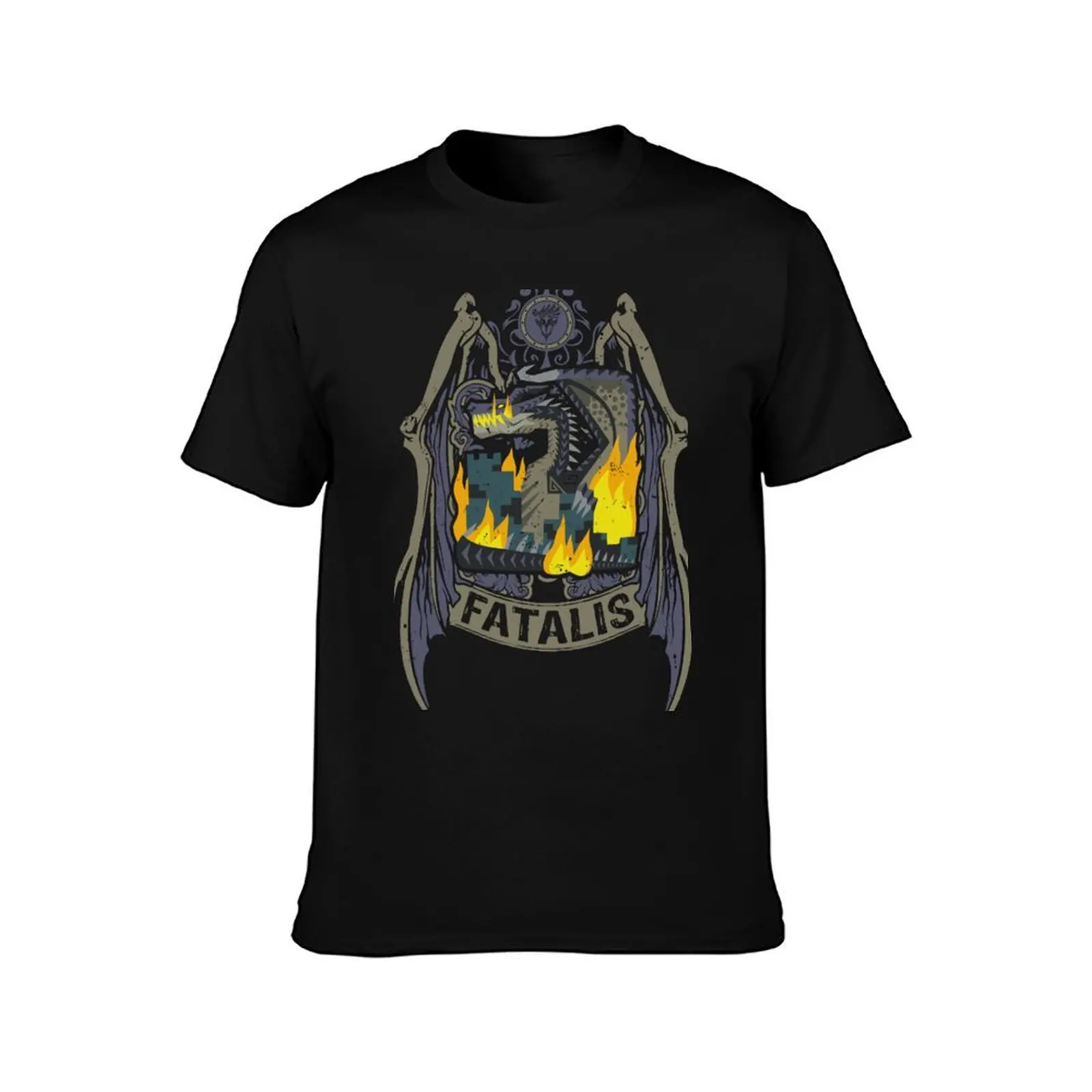 Фото Футболка FATALIS-CREST, мужская хлопковая мужская футболка, хлопковая мужская футболка высокого качества, летняя футболка №2