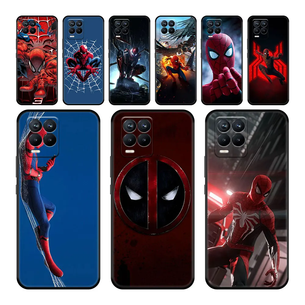 

Phone Funda Soft Silicon For Oppo Realme 7 Pro 9 5G 8 GT Master X50 Pro C21y 8i C21 GT Neo 2 XT C12 C15 Marvel Hero Spiderman
