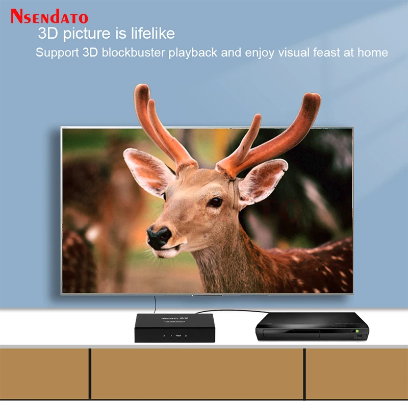 HDMI сплиттер 1 в 2 выход 4k 30 Гц