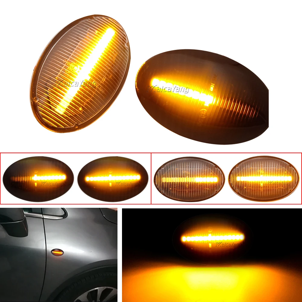 

LED Dynamic Turn Signal Light Side Marker Lamp Sequential Blinker For Opel Astra F Corsa B Combo C Meriva Tigra A Sintra Vita