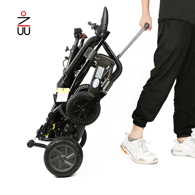 

lightweight whell chair electric wheelchair with wireless joystick controller